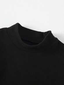 2pcs/Set Thickened Fleece Children Long Sleeve T-Shirt, Casual Versatile Crew Neck Undershirt For Boys, Suitable For 4-12 Years Old, Autumn/Winter - Multicolor - View 4