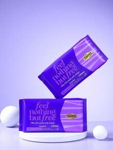 Freemore64组合装（165/240/430毫米 & 165/280/430毫米）超薄日夜卫生巾+护垫，无香型，透气，超强吸收，独立密封包装 - 彩色 - 查看 8