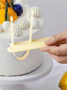 Outil incurvé pour la décoration de gâteaux avec échelle, roulette à volants pour la décoration de la crème, outil de cuisson maison DIY, assistant de décoration d'arche de gâteau, décorateur de bordure en dentelle d'arche, outil de glaçage pour la cuisson, convient pour la cuisine et la boulangerie - Multicolore - Voir 8