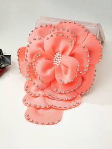 1pc Women's Versatile Multi-Layer Fabric Beaded Fashion Brooch/Shoulder Decor, Suitable For Daily, Party, Celebration, Vacation Wear, Summer New Arrival - Flower Shoulder Ornament - View 10