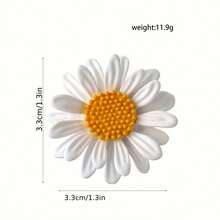 1 chiếc trâm cài áo thời trang hoa cúc nhỏ tráng men cổ điển nhiều màu, thích hợp cho quần áo, tiệc tùng, quà tặng đám cưới - Nhiều màu - Xem 10