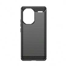 Max Power Digital Funda para Xiaomi Redmi Note 13 Pro Plus Carcasa Protectora Antigolpes Silicona Negra Diseño Fibra de Carbono Resistente Absorción de Choque [Compatible Carga Inalámbrica] - Negro - Ver 10