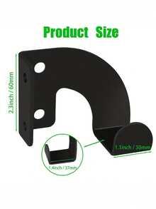 1个重型1-2英寸链锯挂钩，壁挂式锯具收纳架，适用于车库和花园工具整理，可用于车间、杂物间和户外棚屋；坚固耐用、节省空间、易于安装的挂钩，适用于链锯、电锯、高枝锯、大锤、木工工具等，使工具整齐有序、方便取用，是家庭、工作室和庭院使用的理想之选。 - 彩色 - 查看 3