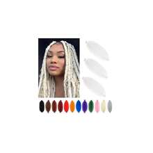 Springy Afro Twist Hair 12 Inch 3 Packs Pre Fluffed Marley Twist Braiding Hair For  (12 Inch, 60#),60 - 60 - 查看 1