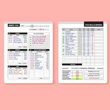 Monthly Bill Payment Checklist: Hard Cover Bill Tracker Notebook (8"X10"), 4-Year Planner With 960 Records - Plum - View 6