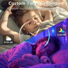 Tira de luz LED con control remoto - Alimentada por USB, luz de cambio de color, adecuada para dormitorio, sala de estar, juegos y decoración de fiestas - Cuenta con múltiples modos de cambio de color, función de control remoto, iluminación festiva, hermosa exhibición de luz, luz LED inteligente para dormitorio, tira de luz RGB con sincronización musical, equipada con control remoto de 44 teclas - Luz multicolor - Ver 8