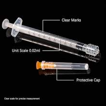 25 Pack Disposable Sterile Supplies 1ml Syringe With Needle,25Ga 1inch Needle And Syringe,Individual Package.(25) - 1ml - Xem 3