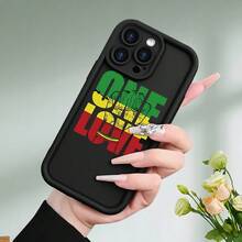 Estilo minimalista creativo y de moda de bajo relieve con elementos de música reggae para modelos de  16E, 15, 14, 13, 12, 11, XS, XR, X, 7, 8, Mini, Plus, Pro, Max y SE. - Color mezclado 1 - Ver 8