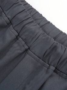 2 piezas Pantalones cargo minimalistas y modernos con múltiples bolsillos para niños pequeños, diseño versátil y deportivo (El tamaño real es talla grande pequeño, se sugiere pedir una talla talla grande grande según la imagen) - Multicolor - Ver 6