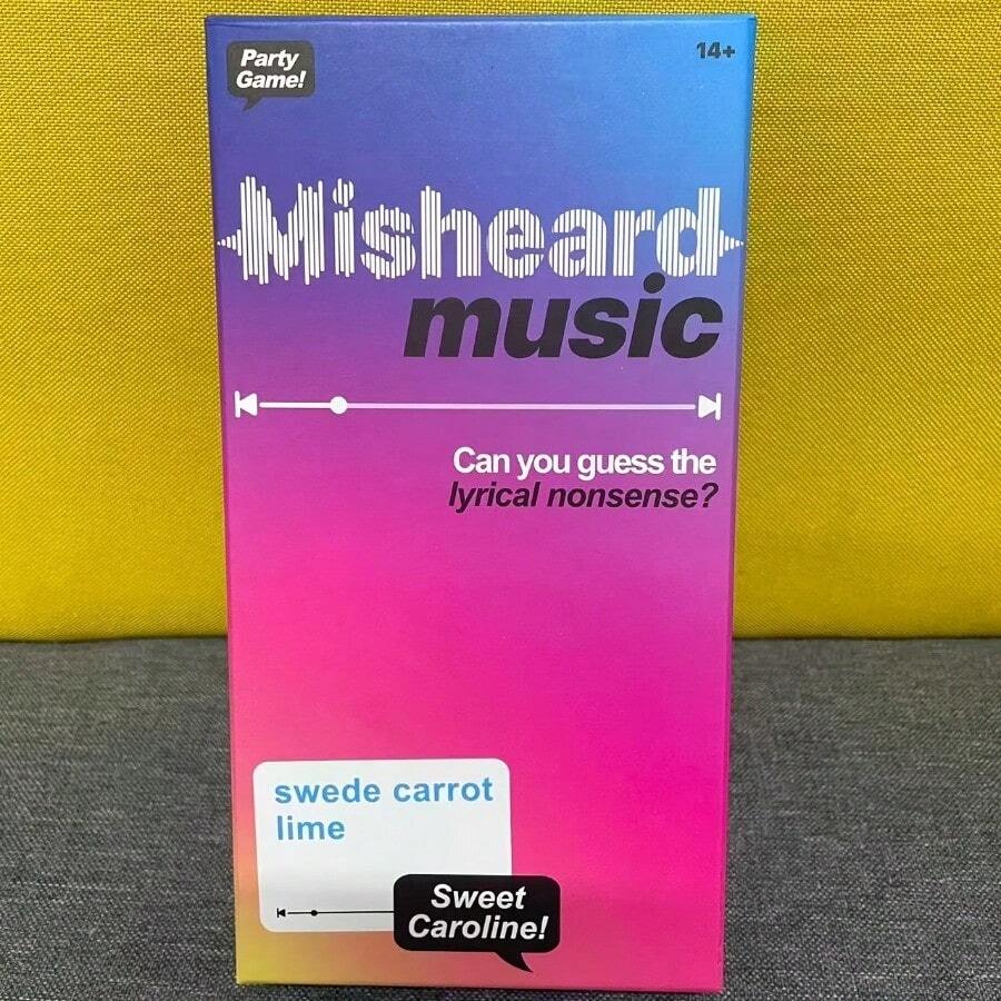 500 Hilarious Lyric Cards - Puzzle Game With Answers, Perfect For Funny Misheard Song Parties, Music Quote Challenges, Suitable For KTV, Family Movie Nights, And Birthday Parties - Great For Adults And Teens - 錯誤地聽音樂 - 查看 1