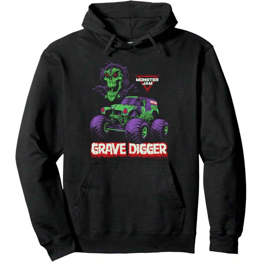 Monster Jam Monster Truck Pullover Hoodie - màu đen - Xem 1