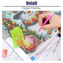 [Free Shipping]Uuxsretaio Christmas Diamond Art Kits For Adults, Christmas Snowman Diamond Painting Kit For Beginner, DIY 5D Full Round Drill Diamond Dots Gem Art Kits For Adults For Home Wall Decor 14x14 Inch,G8362-US - G8362-美國 - 查看 6
