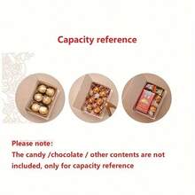10pcs Candy Packaging Gift Boxes With Ribbons, Suitable For Christmas, Halloween, Birthday, Baby Christening, Wedding Favors, Made Of Kraft Paper Bags, Book-Shaped Storage, Candy Boxes, Gift Packaging - Multicolor - View 11