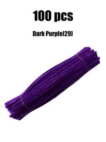 1-400 件装 DIY 毛根套装，附带教程视频，可用于制作各种花朵；60 种颜色加密的雪尼尔绒条，适合开学季；30 厘米彩色毛根工艺品材料；毛根绒条，带金属丝，可扭成发条；价格实惠，品质优良；颜色漂亮，非常适合商业用途；颜色鲜艳，品质上乘，无色差。 - 彩色 - 查看 34