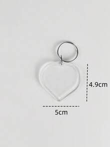 1 قطعة/2 قطعة إطار صورة أكريليك شفاف، قلادة سلسلة مفاتيح، هدية صورة DIY، حامل سلسلة مفاتيح، إطار أكريليك فارغ لسلسلة المفاتيح، قلادة إطار صورة أكريليك شفاف هندسي، إكسسوار سلسلة مفاتيح صورة المعجبين - متعدد الألوان - مشاهدة 9