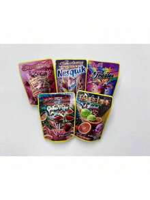 100 Mylar Self-Sealing Bags (3.5g Each) |     Laser-Coated, Waterproof, Reusable, Durable Polyester Material. Suitable For Candy , Party Favors, Snack Packaging, And Christmas/Birthday Themed Events. - 100 mặt hàng - Xem 2
