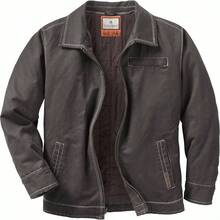 Dakota - chamarra de invierno con cierre completa para hombre, lona de algodn encerado resistente, ropa de chamarra con capucha y estilo occidental chamarra Hombre - XL + Asfalto - Ver 5