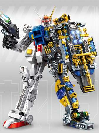 688pcs Mechanical Robot Building Blocks Set - Adult Toy, Perfect Gift For Valentine's Day, Christmas, Halloween, Birthday