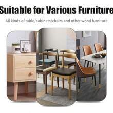 POCREATION Muebles Glides Almohadillas 100 Piezas de Muebles Silla de sofá Mesa Bottom Protector Glides Anti Slip DIY FIier SOLTERS Protectores de Piso 18mm Thickness 5mm - C y f - Ver 6