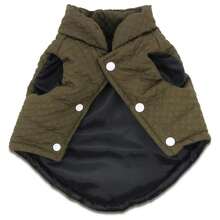 Dog Coat Winter Warm Lightweight Small Dog Clothes, X-Large Green Puppy Cold Weather Coat Pet Apparel - 多色432 - 查看 4