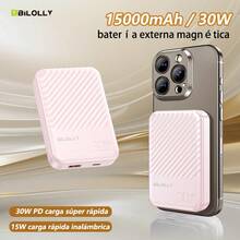 BiLOLLY Wireless Charger - Pink - View 2
