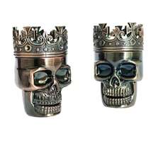 1个哥特式骷髅头研磨器，烟草研磨器，圣诞节和万圣节礼物，家用吸烟配件 - 均碼 - 查看 7