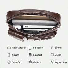 [Messenger Bag] New One Shoulder Crossbody Bag, Men's Versatile Clutch Bag, Business Casual Messenger Bag, Wrist Bag - Multicolor - View 7