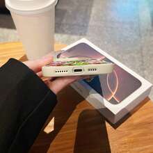 Funda para teléfono con diseño de la era del , compatible con teléfonos ,  17,  16 Pro Max,  15 Pro Max,  13 y  12. Fabricada en TPU para una protección eficaz contra golpes y caídas. Ideal para regalar a familiares, amigos, parejas y en cualquier celebración. - Blanco - Ver 5