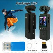 Cámara de acción de bolsillo 1080P, adecuada para deportes al aire libre en el hogar, esquí, ciclismo, senderismo, cámara deportiva portátil, pantalla de 1.54 pulgadas, grabador de video HD WIFI, rotación de 360°, cámara para blogs, cámara para vlogs, visión nocturna infrarroja, aplicable para grabación de video, toma en primera persona, grabación de , etc. (1000 mAh) - DV01 - Ver 11