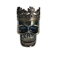 1个哥特式骷髅头研磨器，烟草研磨器，圣诞节和万圣节礼物，家用吸烟配件 - 均碼 - 查看 5