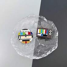 Creative Hot-Selling Badge Versatile TV Color TV Channel No Signal Brooch - R720 - Xem 8