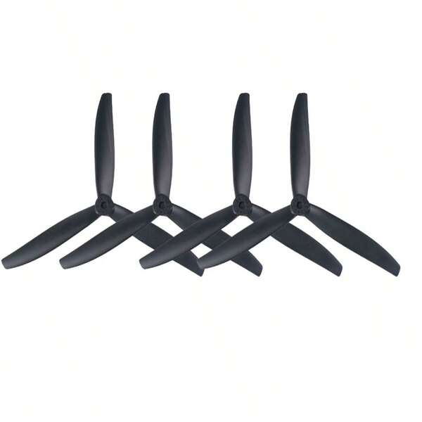 7040 Reinforced Fiberglass Nylon Propeller, 7 Inch 3 Blade Propeller, Suitable For Cinelifter FPV Or Macroquad Drones (Black, 4pcs - 2pcs CW, 2pcs CCW)