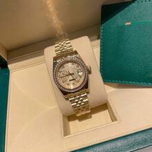 Factory Low Price Wholesale Dropshipping  Oyster Perpetual Datejust 31MM Swiss Quartz Women's Watch Datejust Series Olive Green Watch Wholesale - Diamond Circle Coffee - View 17