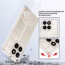 2pcs High-Definition Transparent TPU Phone Cases, Compatible With Models Of Xiao M I, Redmi, Hua Wei, And Honor Phone Series. Flexible Anti-Drop Phone Cases, Providing Comprehensive Protection, Scratch-Resistant Back Cover, Transparent Design, Soft Touch, Ultra-Thin Design, Mobile Accessories, Minimalist Cover - Clear - View 6