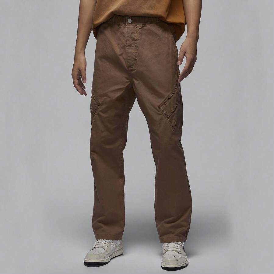 Nike AS CHICAGO 男士运动裤 FV7256-223 - 米/棕 - 查看 1