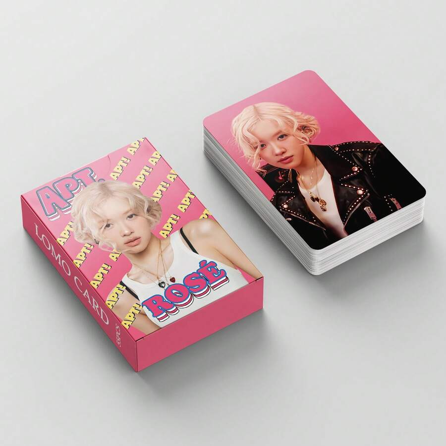 10pcs-55pcs ROSE Small Cards, APT Cards, BP Small Cards, Park Chaeyoung (ROSÉ) - Multicolor - View 1