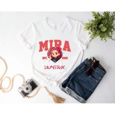 Mira  Kpop Shirt,Rumi Mira Zoey Shirt,Saja Girls Graphic Tee, Shirt, Merch,KPDH Shirt, Tee