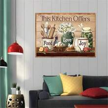 Kitchen Diamond Art Kits For Adults,5D Food Diamond Painting DIY Diamond Art Diamond Painting Kits For Adult,Round Full Drill Diamonds, Diamond Art Kits For Home Decor-12x16inch,DP00753 - DP00753 - View 4