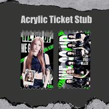 BABY/MONSTER，K-Pop风格，粉丝周边，Ahyeon，Asa，Rora，Chiquita，Ruka，Pharita，亚克力票根，节日/生日礼物，收藏玩具，圣诞礼物，家居装饰，生日礼物。 - 彩色 - 查看 13