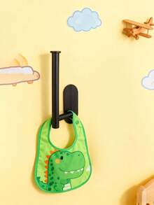 1pc Children's Room Wall Mounted Storage Rack, Baby Bib & Burp Cloth Organizer, Wardrobe Hat Storage