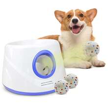 New Automatic Dog Ball Launcher, Upgraded Interactive Dog Ball Thrower, Suitable For Small Dogs, Distance Adjustable Mental Stimulation Dog Toy, Equipped With 3 Durable Etpu Balls 2.2 Inches (About 5.6 Centimeters) - Multicolor - View 16