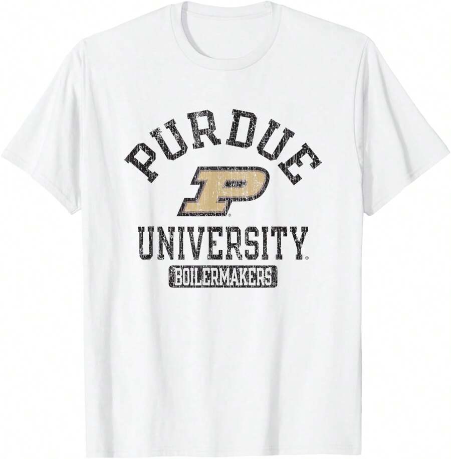 Purdue Boilermakers Favorite Distressed Logo T-Shirt - trắng - Xem 1
