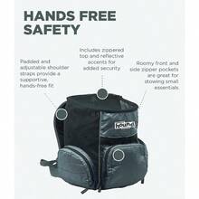 PZW Outward Hound Poochpouch Dog Carrier - Mochila Para Transportar Perros Pequeños.7402 - Xám - Xem 6