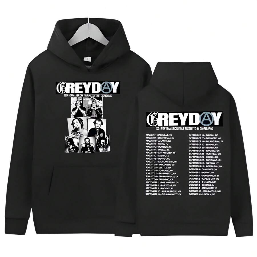 Suicide Baby - G59 Tour Top Hooded Printed Sweatshirt Retro Gothic Punk Sweater Oversized Streetwear Hip Hop Fashion 2026 - màu đen - Xem 1