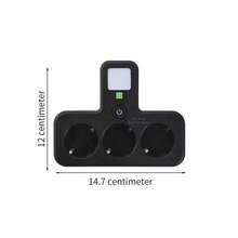 1-To-5 Converter With Switch Multi-Functional Night Light Multi-Hole Power Strip Household Socket EU Plug Outlet 5 Sockets - EU E Type Plug(220-240V) - View 7