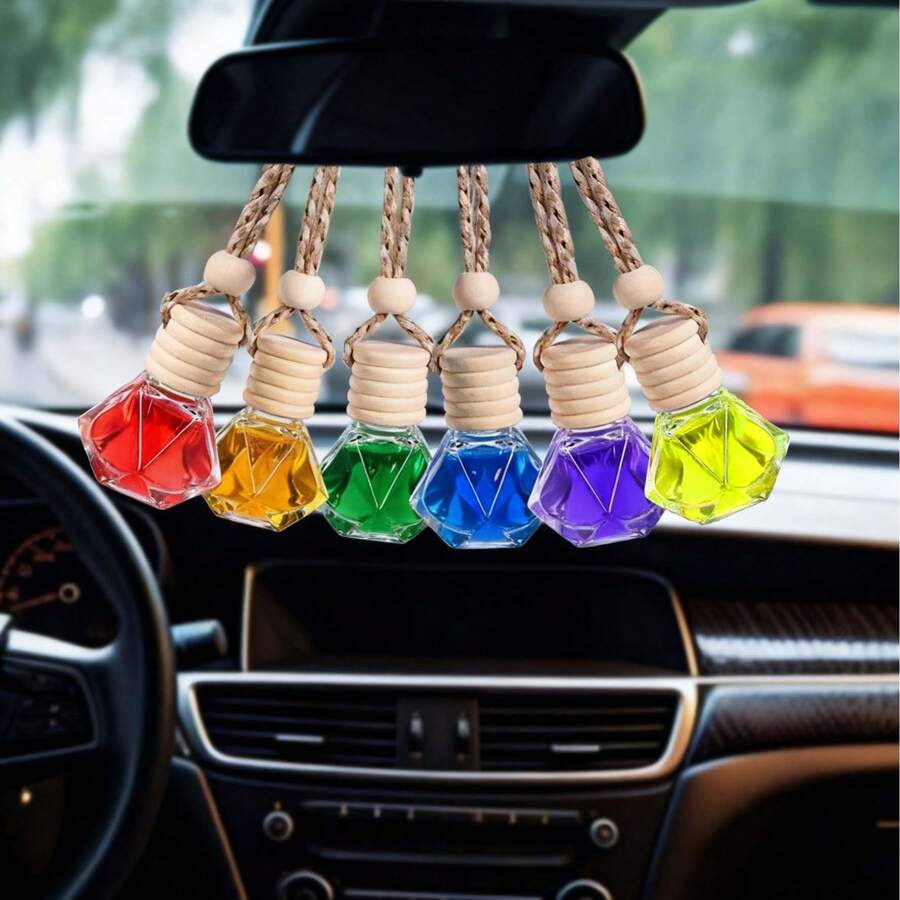 Car Freshener, Air Freshener Car, Car Fragrance Air Freshener, Car Hanger Diffuser, Car Air Freshener, Car Interior Fragrance, Car Fragrance Against Odours Fragrance DispenseAir FreshenerPerfume Pendant For Gifts For Men Women - Multicolor - View 1
