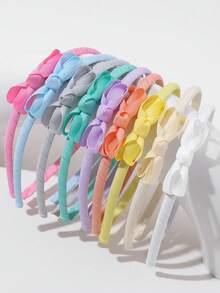 9pcs Bow Headbands For Girls, Suitable For Daily Wear - Multicolor - View 7