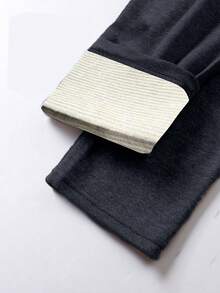 1 套男士秋冬保暖服装，弹性面料底层紧身家居服，保暖内衣套装 - 深灰色 - 查看 7