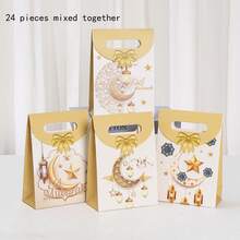 Lantern Star Moon Ramadan Candy Tote Bag, Festival Gift Gift Bag, Eid Al-Fitr Return Gift Bag, Suitable For Holding Snacks, Pastries And Gifts - Multicolor - View 9