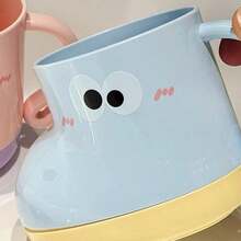 可爱的小鞋子形状牙刷杯 - 高品质浴室必备品，非常适合家庭使用！ - 彩色 - 查看 6